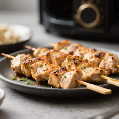 Air Fryer Keto Chicken Skewers