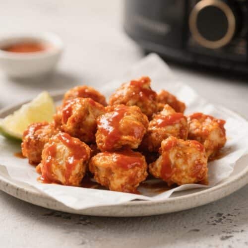 Air Fryer Keto Buffalo Chicken Bites