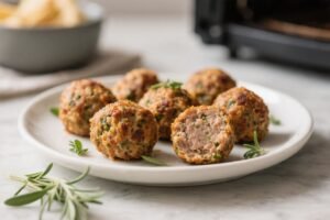 Air Fryer Keto Sausage Balls
