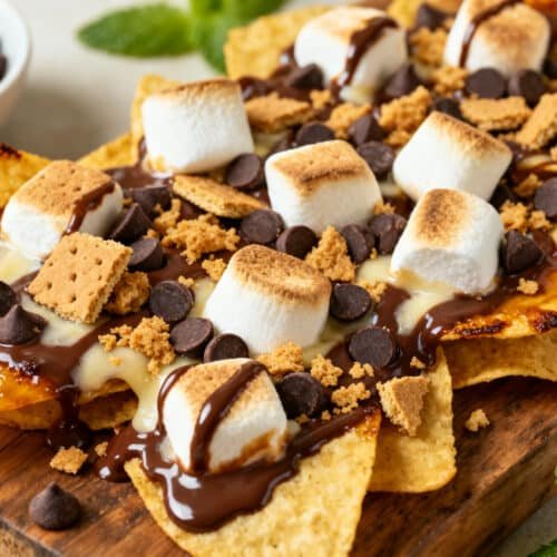 Air Fryer S'mores Nachos